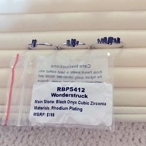 Bomb Party Size 9 Wonderstruck Black Onyx Ring- never worn